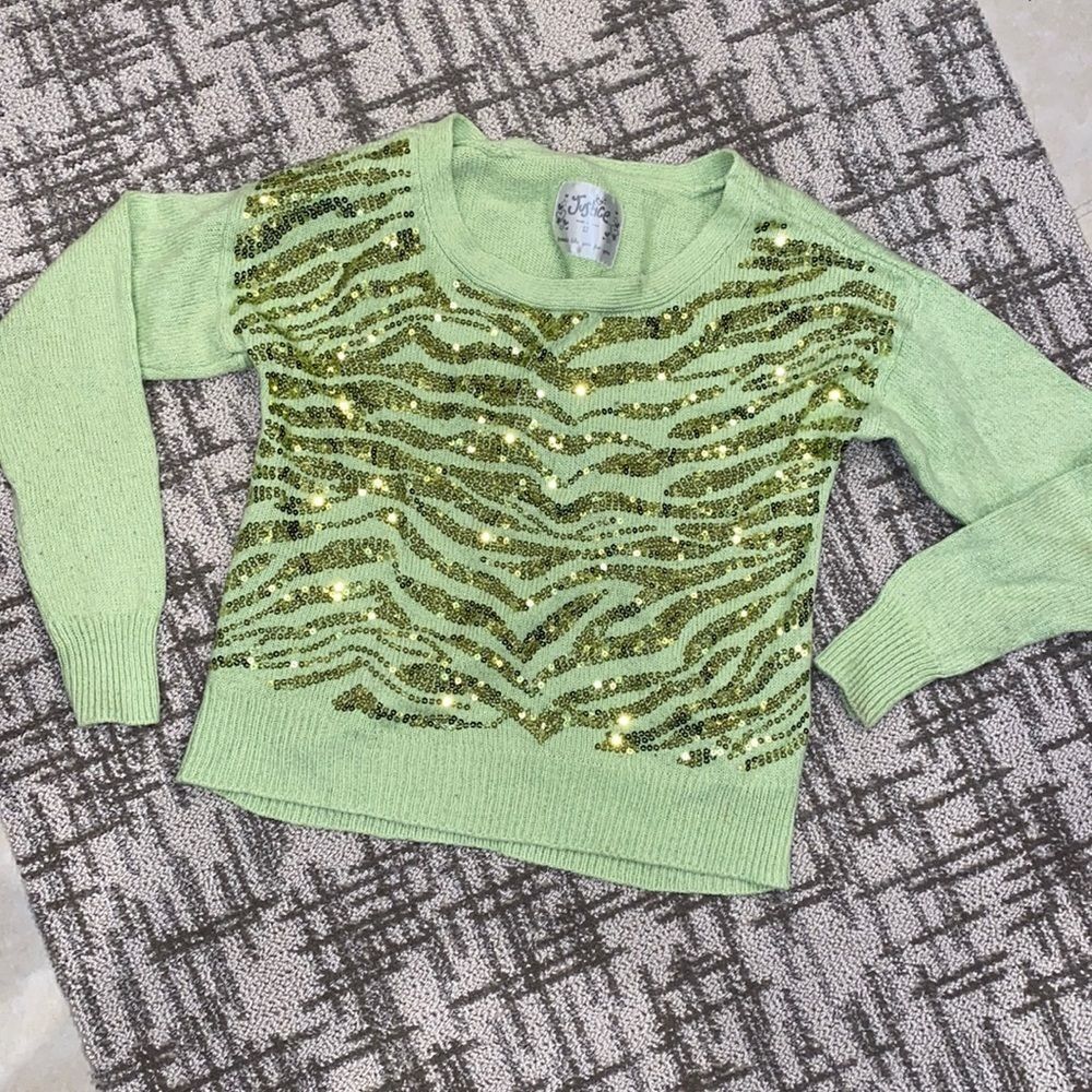Justice sweater used size 12